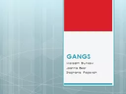 GANGS