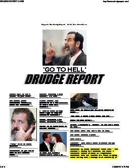 DRUDGE REPORT 2005