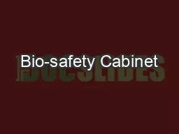 Bio-safety Cabinet