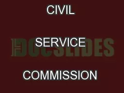 INTERNATIONAL CIVIL SERVICE COMMISSION 	\n\n\r\