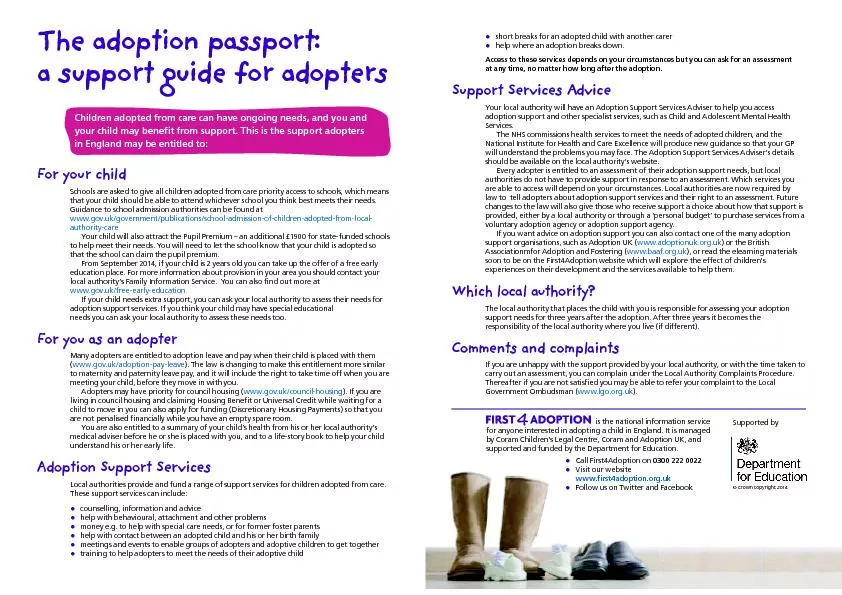 The adoption passport: