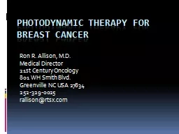Photodynamic Therapy for breast cancer