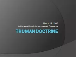 Truman Doctrine
