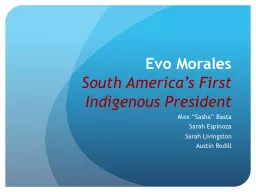 Evo  Morales