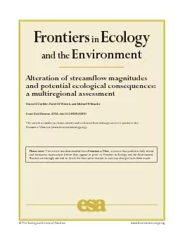 FrontiersEcology