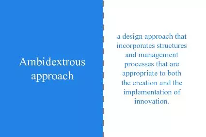 a design approach that incorporates structures and management processe