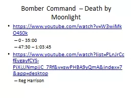 Bomber Command – Death by Moonlight
