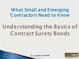 What Small and Emerging Contractors Need to Know
