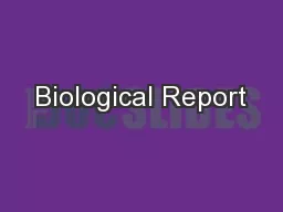 Biological Report