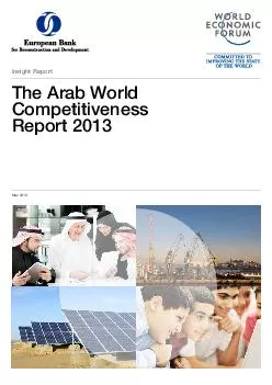 The Arab World Competitiveness