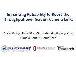 Enhancing Reliability to Boost the Throughput over Screen-C