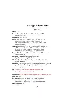 Package`aroma.core'January6,2016Version3.0.0DependsR�(=3.1.2),R.utils