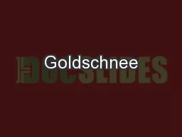 Goldschnee