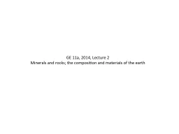 GE 11a, 2014, Lecture 2