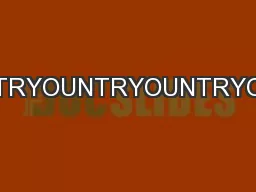 CCOUNTRYOUNTRYOUNTRYOUNTRY