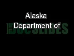 Alaska Department of