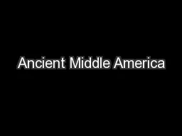 Ancient Middle America