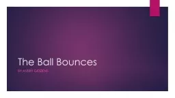 The Ball Bounces