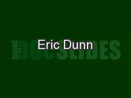 Eric Dunn