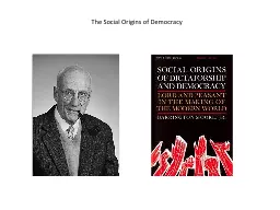 The Social Origins of Democracy
