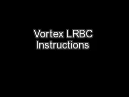 Vortex LRBC Instructions 