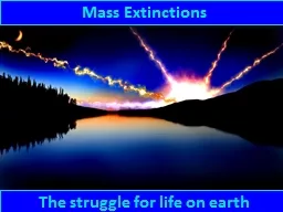 Mass Extinctions