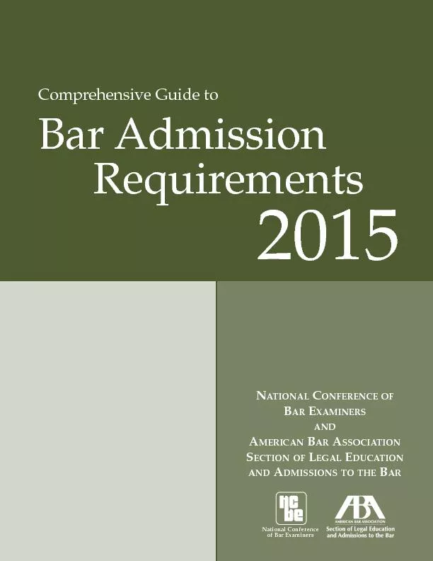 Directory of State Bar Admission Agencies