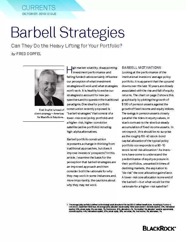 Barbell Strategies