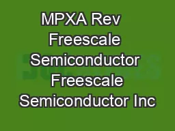MPXA Rev   Freescale Semiconductor  Freescale Semiconductor Inc