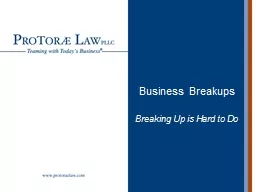 Business Breakups