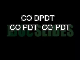 CO DPDT  CO PDT  CO PDT