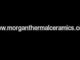 www.morganthermalceramics.com