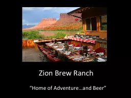 Zion Brew Ranch