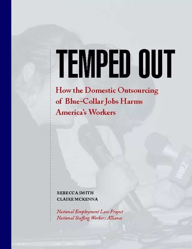 TEMPED OUTREBECCA SMITHCLAIRE MCKENNANational Employment Law ProjectNa