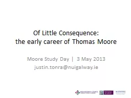 Of Little Consequence: