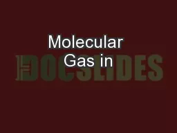 Molecular Gas in