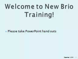 Please take PowerPoint hand outs