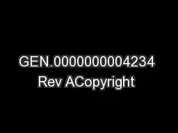 GEN.0000000004234 Rev ACopyright 