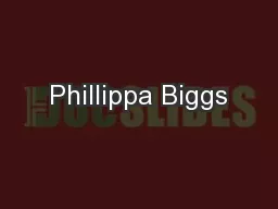 Phillippa Biggs