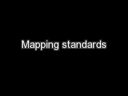 Mapping standards