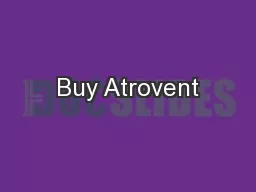 Buy Atrovent