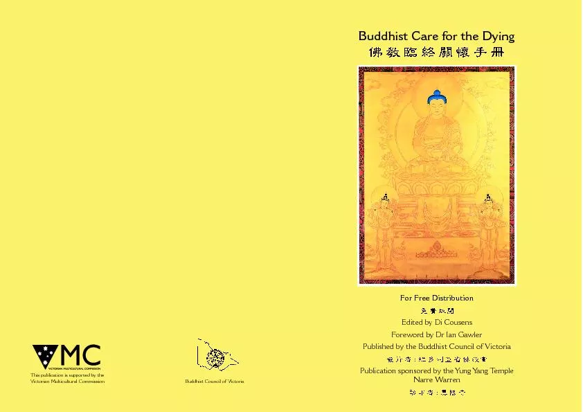 Buddhist Care for the Dying