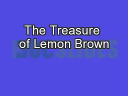 The Treasure of Lemon Brown