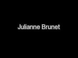 Julianne Brunet
