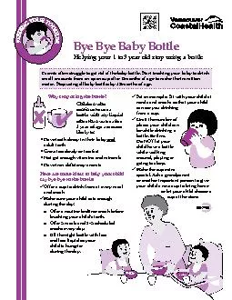 Bye Bye Baby Bottle