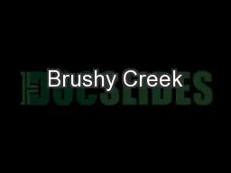 Brushy Creek