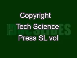 Copyright   Tech Science Press SL vol