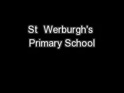 St  Werburgh's Primary School