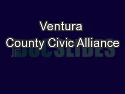 Ventura County Civic Alliance