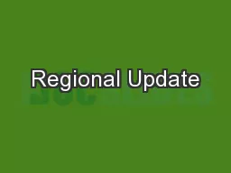 Regional Update